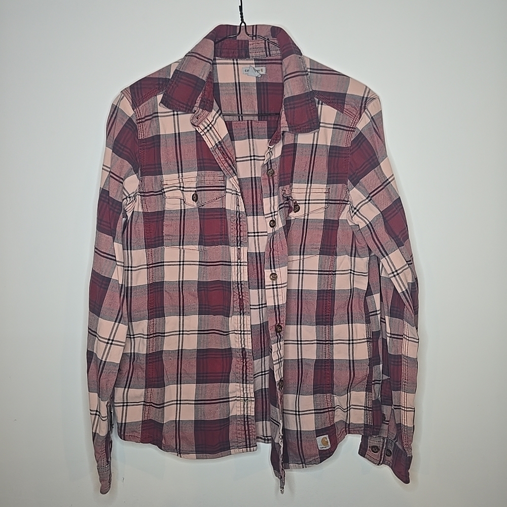 Plaid Button-Up Shirt